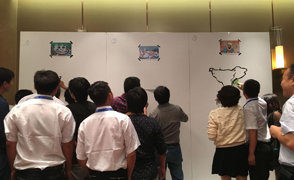 水漆現(xiàn)場(chǎng)涂鴉