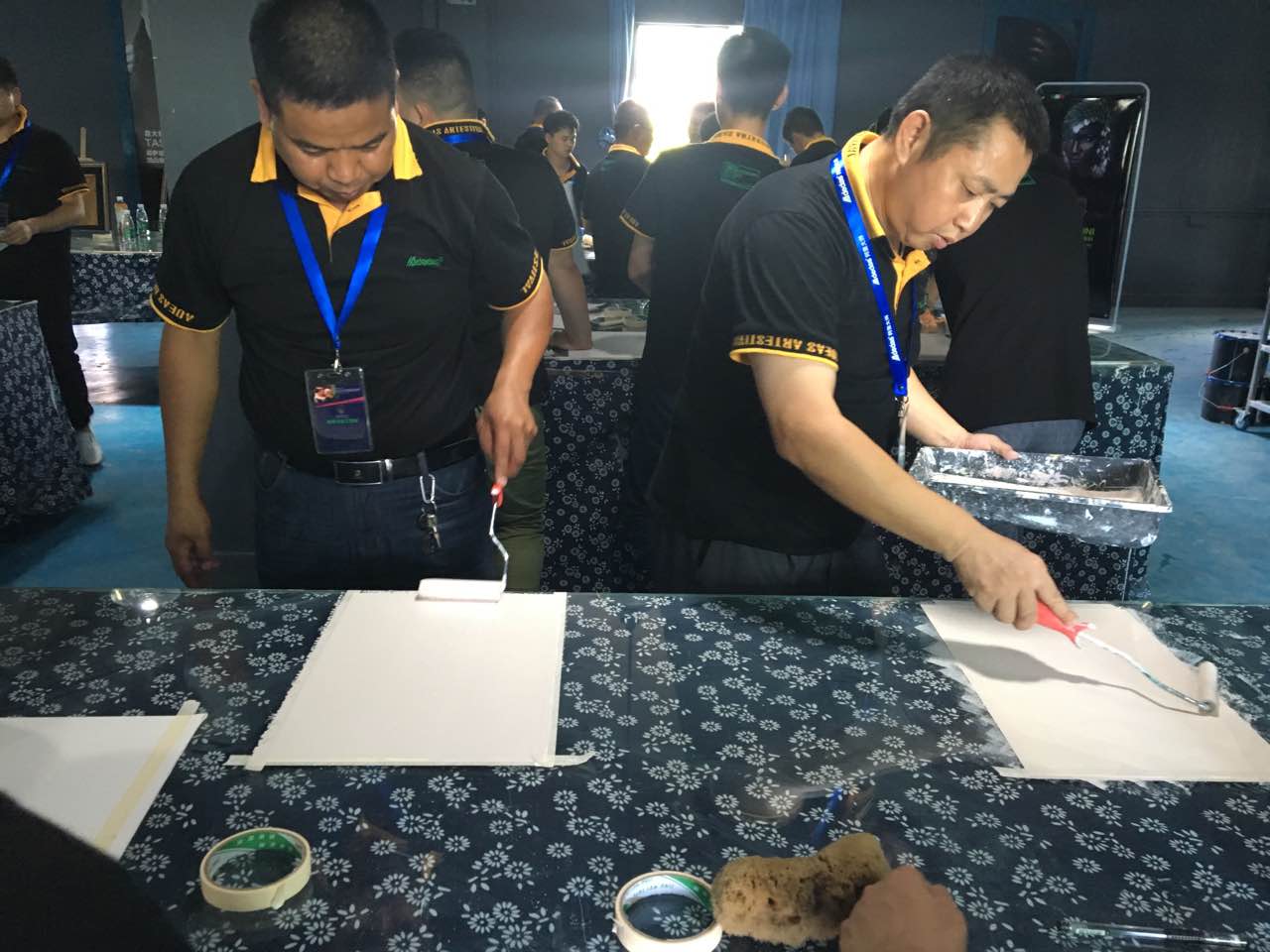 GIOVANNI喬瓦尼藝術(shù)涂料學(xué)員實(shí)操現(xiàn)場(chǎng) GIOVANNI喬瓦尼藝術(shù)涂料學(xué)員實(shí)操現(xiàn)場(chǎng)