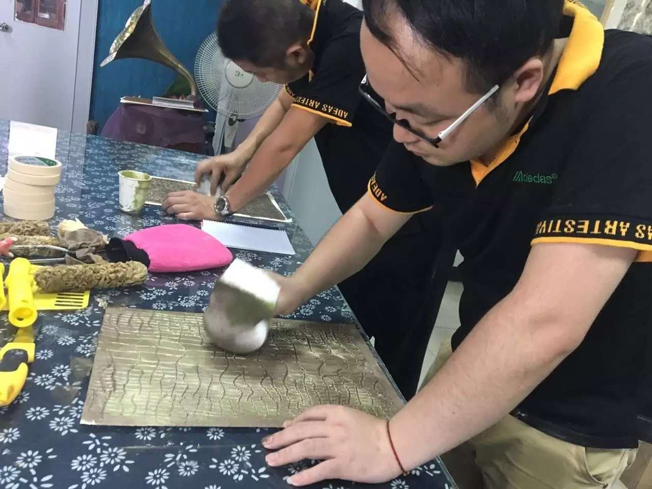 GIOVANNI喬瓦尼藝術(shù)涂料學(xué)員實操環(huán)節(jié) GIOVANNI喬瓦尼藝術(shù)涂料學(xué)員實操環(huán)節(jié)